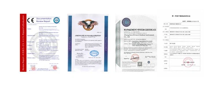 Foam Neck Support Certificate